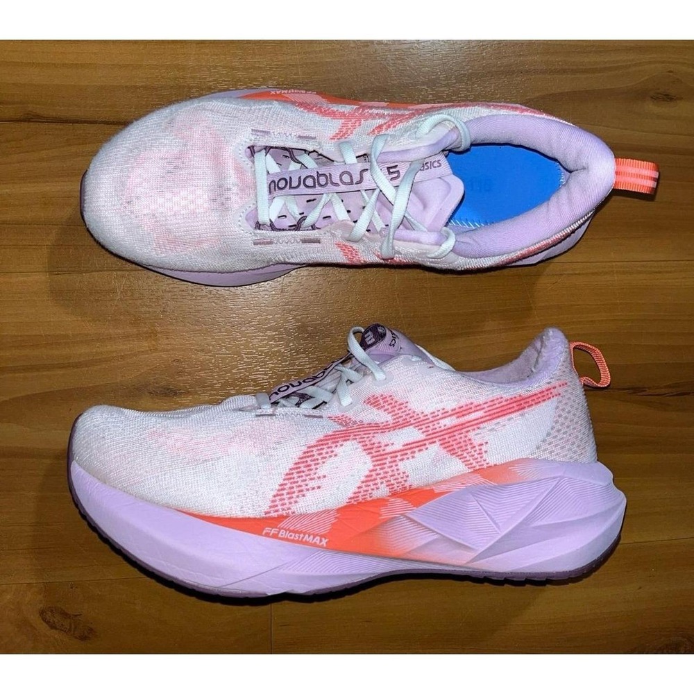 Womens ASICS Novablast 5 Walking Running Lace Up Sneakers Shoes